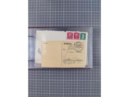 1925/35, kleine Sammlung Flaggenstempel “DSP HAMBURG-SÜDAMERIKA” mit ca. 90 Briefen, Karten und GSK, dabei u.a. zwei R-Briefe