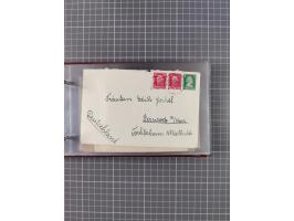 1925/35, kleine Sammlung Flaggenstempel “DSP HAMBURG-SÜDAMERIKA” mit ca. 90 Briefen, Karten und GSK, dabei u.a. zwei R-Briefe