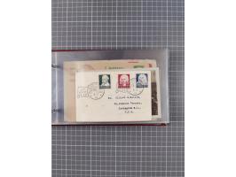 1925/35, kleine Sammlung Flaggenstempel “DSP HAMBURG-SÜDAMERIKA” mit ca. 90 Briefen, Karten und GSK, dabei u.a. zwei R-Briefe