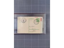 1925/35, kleine Sammlung Flaggenstempel “DSP HAMBURG-SÜDAMERIKA” mit ca. 90 Briefen, Karten und GSK, dabei u.a. zwei R-Briefe