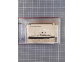 1925/35, kleine Sammlung Flaggenstempel “DSP HAMBURG-SÜDAMERIKA” mit ca. 90 Briefen, Karten und GSK, dabei u.a. zwei R-Briefe