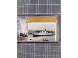 1925/35, kleine Sammlung Flaggenstempel “DSP HAMBURG-SÜDAMERIKA” mit ca. 90 Briefen, Karten und GSK, dabei u.a. zwei R-Briefe