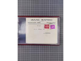 1925/35, kleine Sammlung Flaggenstempel “DSP HAMBURG-SÜDAMERIKA” mit ca. 90 Briefen, Karten und GSK, dabei u.a. zwei R-Briefe