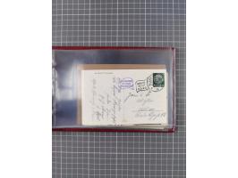 1925/35, kleine Sammlung Flaggenstempel “DSP HAMBURG-SÜDAMERIKA” mit ca. 90 Briefen, Karten und GSK, dabei u.a. zwei R-Briefe