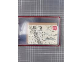 1925/35, kleine Sammlung Flaggenstempel “DSP HAMBURG-SÜDAMERIKA” mit ca. 90 Briefen, Karten und GSK, dabei u.a. zwei R-Briefe