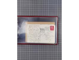 1925/35, kleine Sammlung Flaggenstempel “DSP HAMBURG-SÜDAMERIKA” mit ca. 90 Briefen, Karten und GSK, dabei u.a. zwei R-Briefe