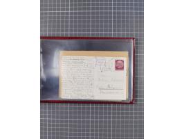 1925/35, kleine Sammlung Flaggenstempel “DSP HAMBURG-SÜDAMERIKA” mit ca. 90 Briefen, Karten und GSK, dabei u.a. zwei R-Briefe