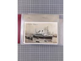 1925/35, kleine Sammlung Flaggenstempel “DSP HAMBURG-SÜDAMERIKA” mit ca. 90 Briefen, Karten und GSK, dabei u.a. zwei R-Briefe