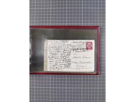 1925/35, kleine Sammlung Flaggenstempel “DSP HAMBURG-SÜDAMERIKA” mit ca. 90 Briefen, Karten und GSK, dabei u.a. zwei R-Briefe