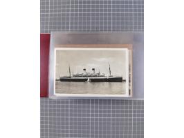 1925/35, kleine Sammlung Flaggenstempel “DSP HAMBURG-SÜDAMERIKA” mit ca. 90 Briefen, Karten und GSK, dabei u.a. zwei R-Briefe