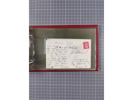 1925/35, kleine Sammlung Flaggenstempel “DSP HAMBURG-SÜDAMERIKA” mit ca. 90 Briefen, Karten und GSK, dabei u.a. zwei R-Briefe