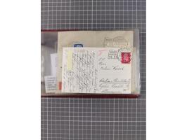 1925/35, kleine Sammlung Flaggenstempel “DSP HAMBURG-SÜDAMERIKA” mit ca. 90 Briefen, Karten und GSK, dabei u.a. zwei R-Briefe