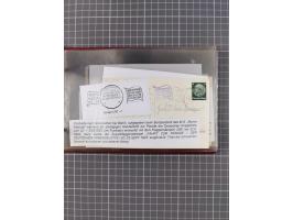 1925/35, kleine Sammlung Flaggenstempel “DSP HAMBURG-SÜDAMERIKA” mit ca. 90 Briefen, Karten und GSK, dabei u.a. zwei R-Briefe