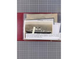 1925/35, kleine Sammlung Flaggenstempel “DSP HAMBURG-SÜDAMERIKA” mit ca. 90 Briefen, Karten und GSK, dabei u.a. zwei R-Briefe