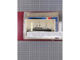 1925/35, kleine Sammlung Flaggenstempel “DSP HAMBURG-SÜDAMERIKA” mit ca. 90 Briefen, Karten und GSK, dabei u.a. zwei R-Briefe