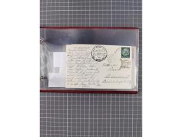 1925/35, kleine Sammlung Flaggenstempel “DSP HAMBURG-SÜDAMERIKA” mit ca. 90 Briefen, Karten und GSK, dabei u.a. zwei R-Briefe