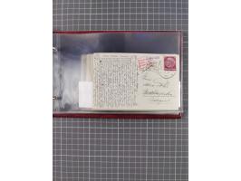 1925/35, kleine Sammlung Flaggenstempel “DSP HAMBURG-SÜDAMERIKA” mit ca. 90 Briefen, Karten und GSK, dabei u.a. zwei R-Briefe