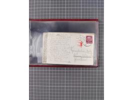 1925/35, kleine Sammlung Flaggenstempel “DSP HAMBURG-SÜDAMERIKA” mit ca. 90 Briefen, Karten und GSK, dabei u.a. zwei R-Briefe