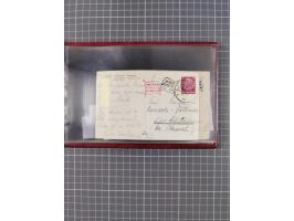 1925/35, kleine Sammlung Flaggenstempel “DSP HAMBURG-SÜDAMERIKA” mit ca. 90 Briefen, Karten und GSK, dabei u.a. zwei R-Briefe