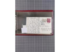 1925/35, kleine Sammlung Flaggenstempel “DSP HAMBURG-SÜDAMERIKA” mit ca. 90 Briefen, Karten und GSK, dabei u.a. zwei R-Briefe