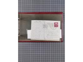 1925/35, kleine Sammlung Flaggenstempel “DSP HAMBURG-SÜDAMERIKA” mit ca. 90 Briefen, Karten und GSK, dabei u.a. zwei R-Briefe