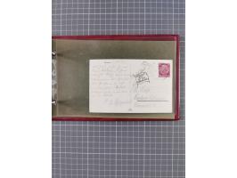 1925/35, kleine Sammlung Flaggenstempel “DSP HAMBURG-SÜDAMERIKA” mit ca. 90 Briefen, Karten und GSK, dabei u.a. zwei R-Briefe