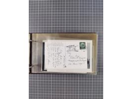 1934/39, Sammlung “Kraft durch Freude” mit ca. 240 Briefen, Karten und GSK inkl. Stempel des "LLOYD BREMEN", dazu Fotos, Schi