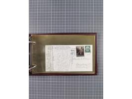 1934/39, Sammlung “Kraft durch Freude” mit ca. 240 Briefen, Karten und GSK inkl. Stempel des "LLOYD BREMEN", dazu Fotos, Schi