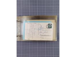 1934/39, Sammlung “Kraft durch Freude” mit ca. 240 Briefen, Karten und GSK inkl. Stempel des "LLOYD BREMEN", dazu Fotos, Schi