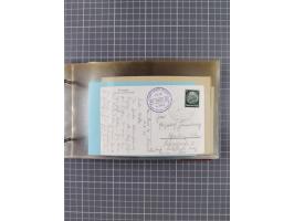 1934/39, Sammlung “Kraft durch Freude” mit ca. 240 Briefen, Karten und GSK inkl. Stempel des "LLOYD BREMEN", dazu Fotos, Schi