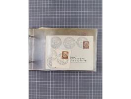 1934/39, Sammlung “Kraft durch Freude” mit ca. 240 Briefen, Karten und GSK inkl. Stempel des "LLOYD BREMEN", dazu Fotos, Schi