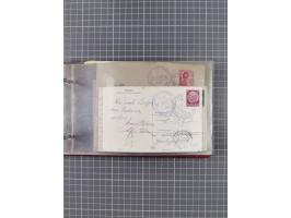 1934/39, Sammlung “Kraft durch Freude” mit ca. 240 Briefen, Karten und GSK inkl. Stempel des "LLOYD BREMEN", dazu Fotos, Schi