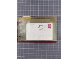 1934/39, Sammlung “Kraft durch Freude” mit ca. 240 Briefen, Karten und GSK inkl. Stempel des "LLOYD BREMEN", dazu Fotos, Schi