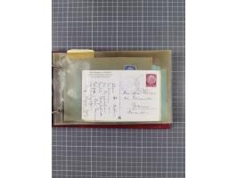 1934/39, Sammlung “Kraft durch Freude” mit ca. 240 Briefen, Karten und GSK inkl. Stempel des "LLOYD BREMEN", dazu Fotos, Schi