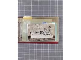 1934/39, Sammlung “Kraft durch Freude” mit ca. 240 Briefen, Karten und GSK inkl. Stempel des "LLOYD BREMEN", dazu Fotos, Schi