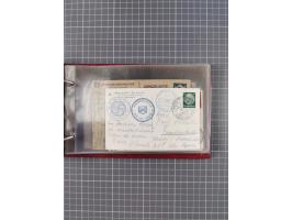 1934/39, Sammlung “Kraft durch Freude” mit ca. 240 Briefen, Karten und GSK inkl. Stempel des "LLOYD BREMEN", dazu Fotos, Schi