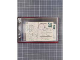 1934/39, Sammlung “Kraft durch Freude” mit ca. 240 Briefen, Karten und GSK inkl. Stempel des "LLOYD BREMEN", dazu Fotos, Schi