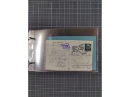 1934/39, Sammlung “Kraft durch Freude” mit ca. 240 Briefen, Karten und GSK inkl. Stempel des "LLOYD BREMEN", dazu Fotos, Schi