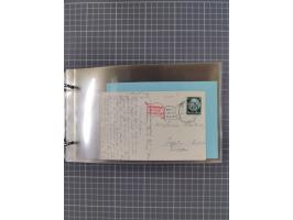 1934/39, Sammlung “Kraft durch Freude” mit ca. 240 Briefen, Karten und GSK inkl. Stempel des "LLOYD BREMEN", dazu Fotos, Schi