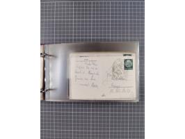 1934/39, Sammlung “Kraft durch Freude” mit ca. 240 Briefen, Karten und GSK inkl. Stempel des "LLOYD BREMEN", dazu Fotos, Schi