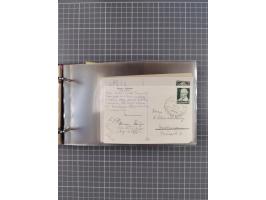 1934/39, Sammlung “Kraft durch Freude” mit ca. 240 Briefen, Karten und GSK inkl. Stempel des "LLOYD BREMEN", dazu Fotos, Schi