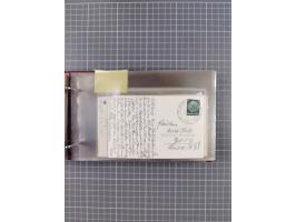 1934/39, Sammlung “Kraft durch Freude” mit ca. 240 Briefen, Karten und GSK inkl. Stempel des "LLOYD BREMEN", dazu Fotos, Schi