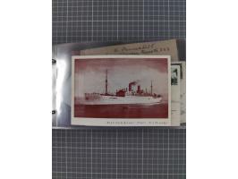 1934/39, Sammlung “Kraft durch Freude” mit ca. 240 Briefen, Karten und GSK inkl. Stempel des "LLOYD BREMEN", dazu Fotos, Schi