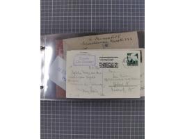 1934/39, Sammlung “Kraft durch Freude” mit ca. 240 Briefen, Karten und GSK inkl. Stempel des "LLOYD BREMEN", dazu Fotos, Schi