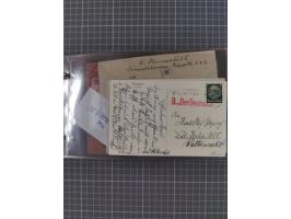 1934/39, Sammlung “Kraft durch Freude” mit ca. 240 Briefen, Karten und GSK inkl. Stempel des "LLOYD BREMEN", dazu Fotos, Schi