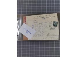 1934/39, Sammlung “Kraft durch Freude” mit ca. 240 Briefen, Karten und GSK inkl. Stempel des "LLOYD BREMEN", dazu Fotos, Schi