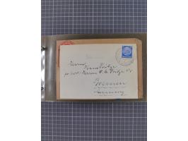 1934/39, Sammlung “Kraft durch Freude” mit ca. 240 Briefen, Karten und GSK inkl. Stempel des "LLOYD BREMEN", dazu Fotos, Schi