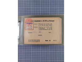 1934/39, Sammlung “Kraft durch Freude” mit ca. 240 Briefen, Karten und GSK inkl. Stempel des "LLOYD BREMEN", dazu Fotos, Schi