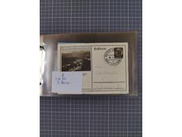 1934/39, Sammlung “Kraft durch Freude” mit ca. 240 Briefen, Karten und GSK inkl. Stempel des "LLOYD BREMEN", dazu Fotos, Schi