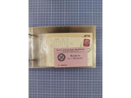 1934/39, Sammlung “Kraft durch Freude” mit ca. 240 Briefen, Karten und GSK inkl. Stempel des "LLOYD BREMEN", dazu Fotos, Schi